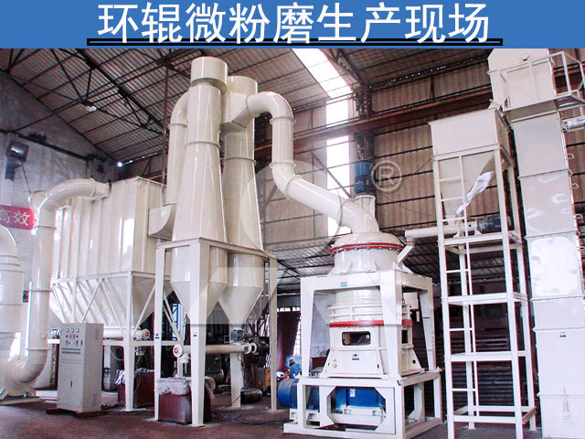 環輥微粉磨生產現場