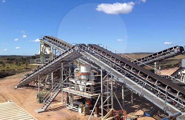 黎明河卵石成套制砂機現場 黎明河卵石成套制砂機現場